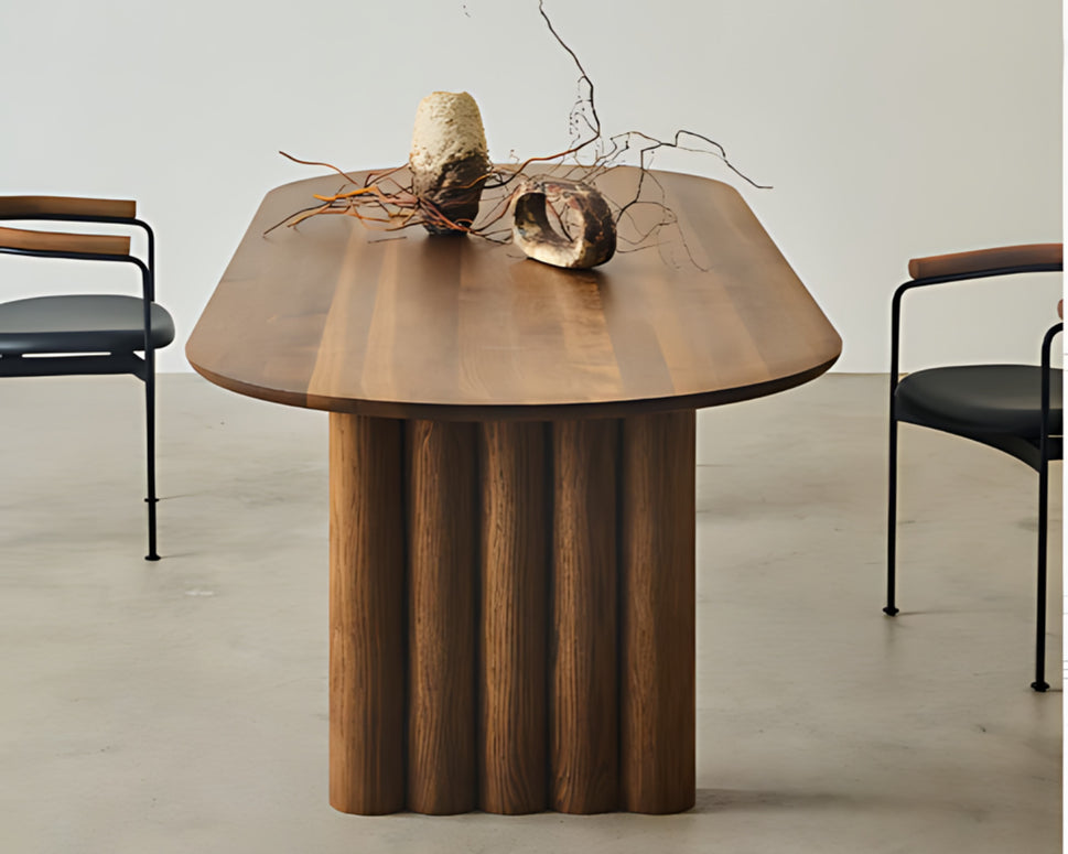 Javon Dining Table2) L 240 x W 100 x H 75 cm