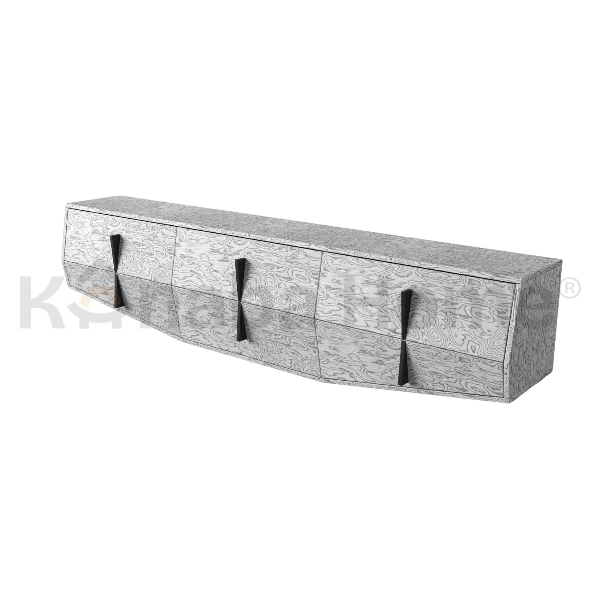 Concave TV Unit