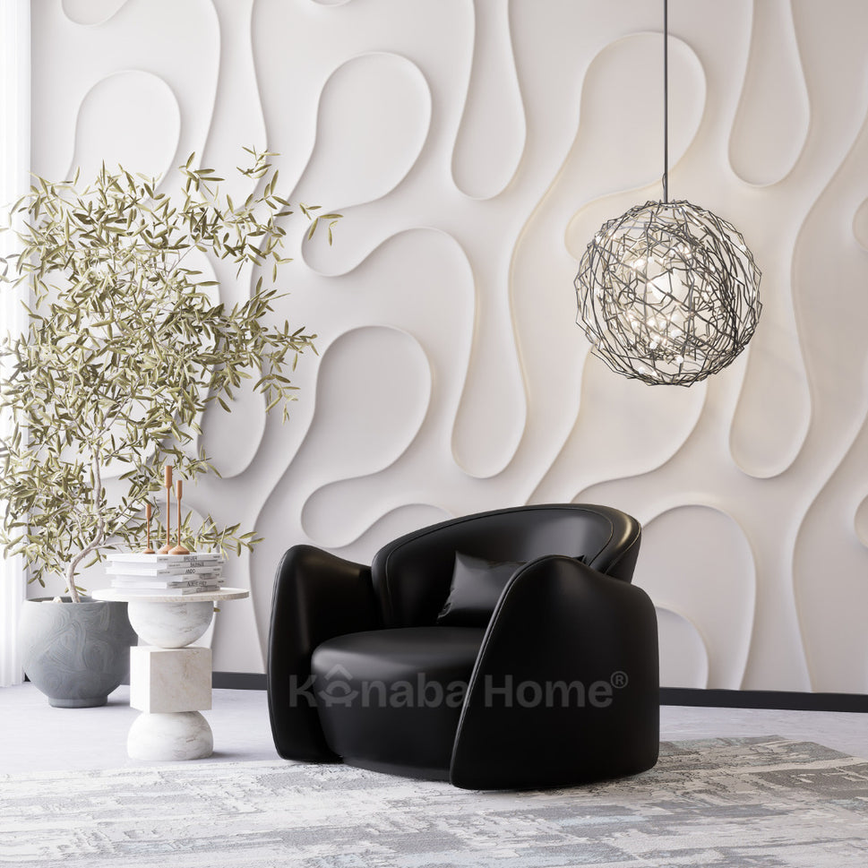 Duna ChairBlack | Faux Leather