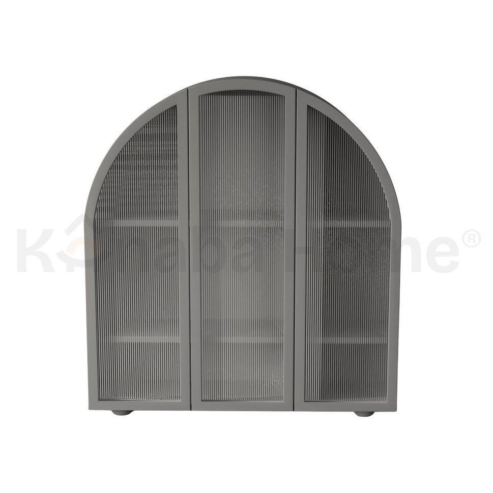 Glasshouse Armoire DresserGREY RAL 9006