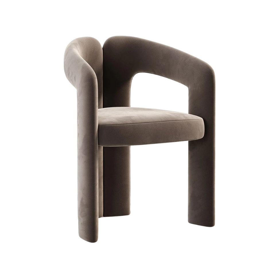 Alara Dining ChairTaupe | Velvet | AN 1008-26