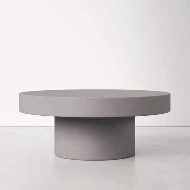 Kenton Coffee TableBeige | Micro-Cement Finish