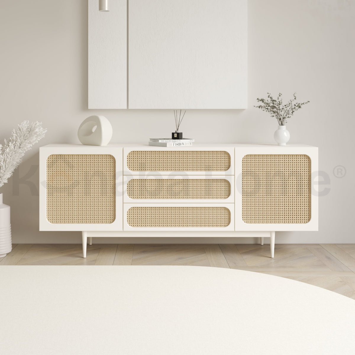 Loomis Rattan Dresser