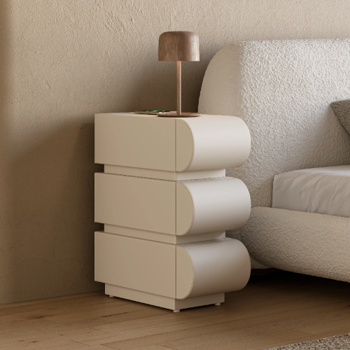 Loria Mini 3-Drawers Nightstand