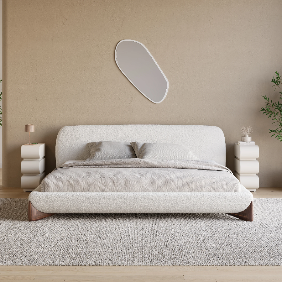 Loria Mini 3-Drawers Nightstand