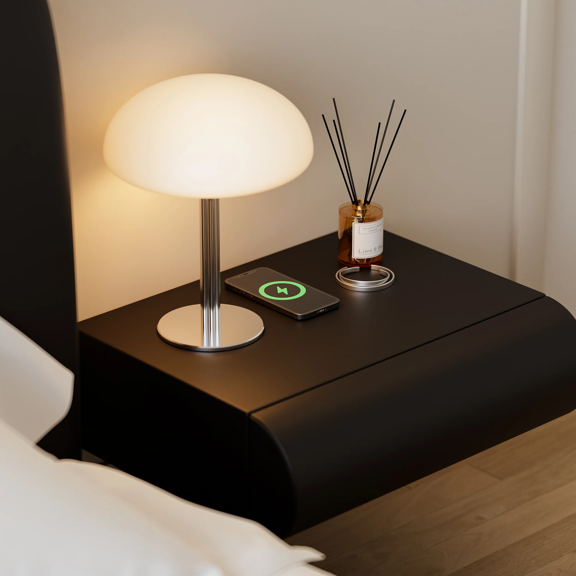 Loria Wall-Mounted Drawer Nightstand