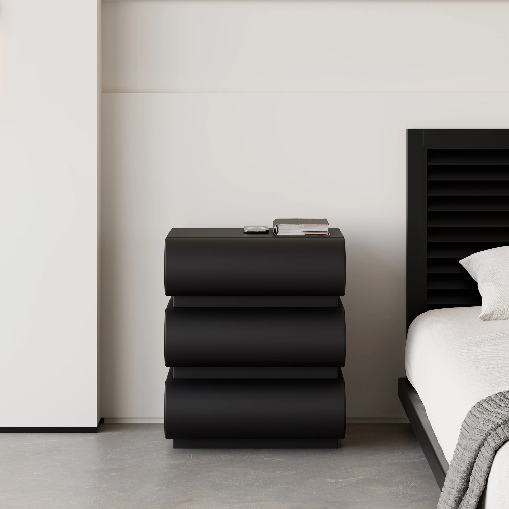 Loria 3-Drawers Nightstand