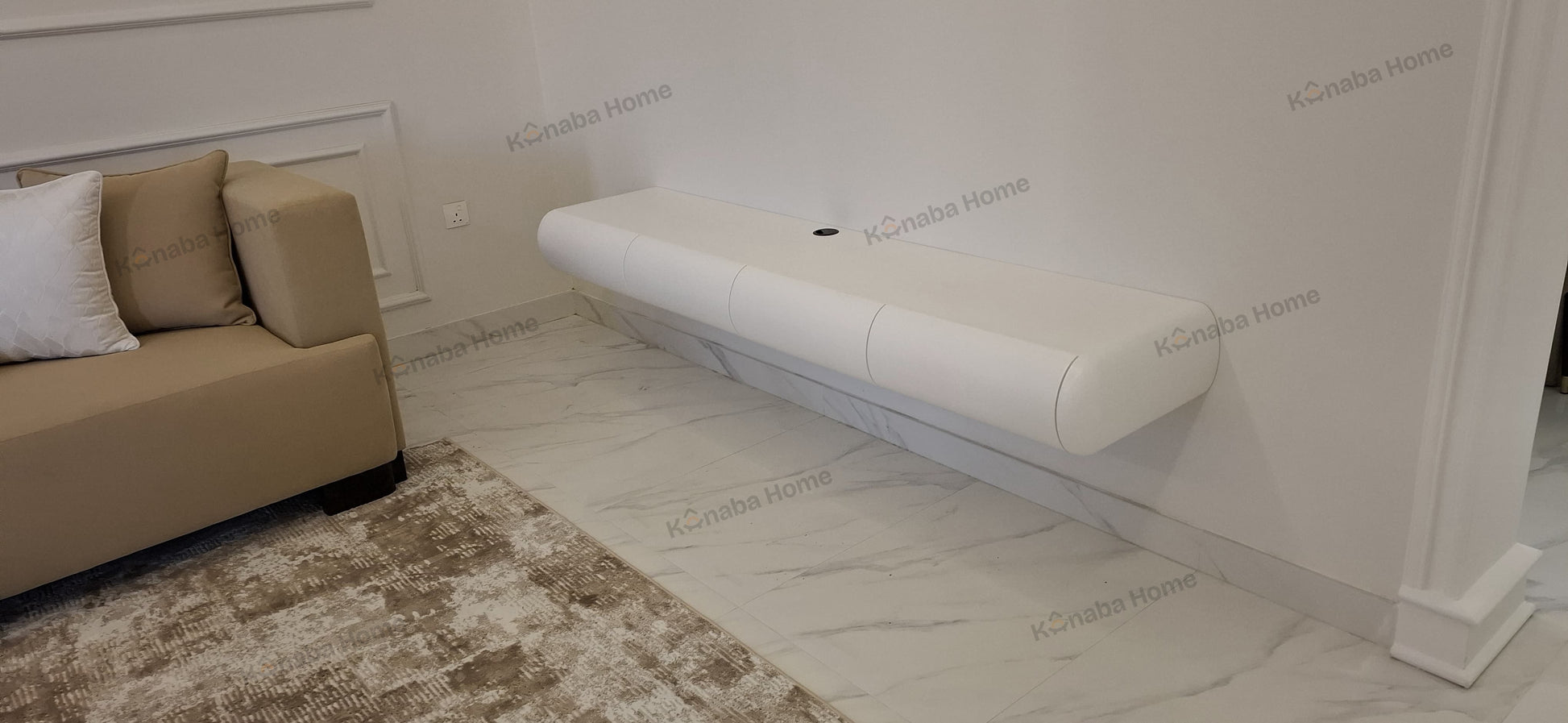 Loria 2 Drawers 2 Doors Wall Mount TV Unit