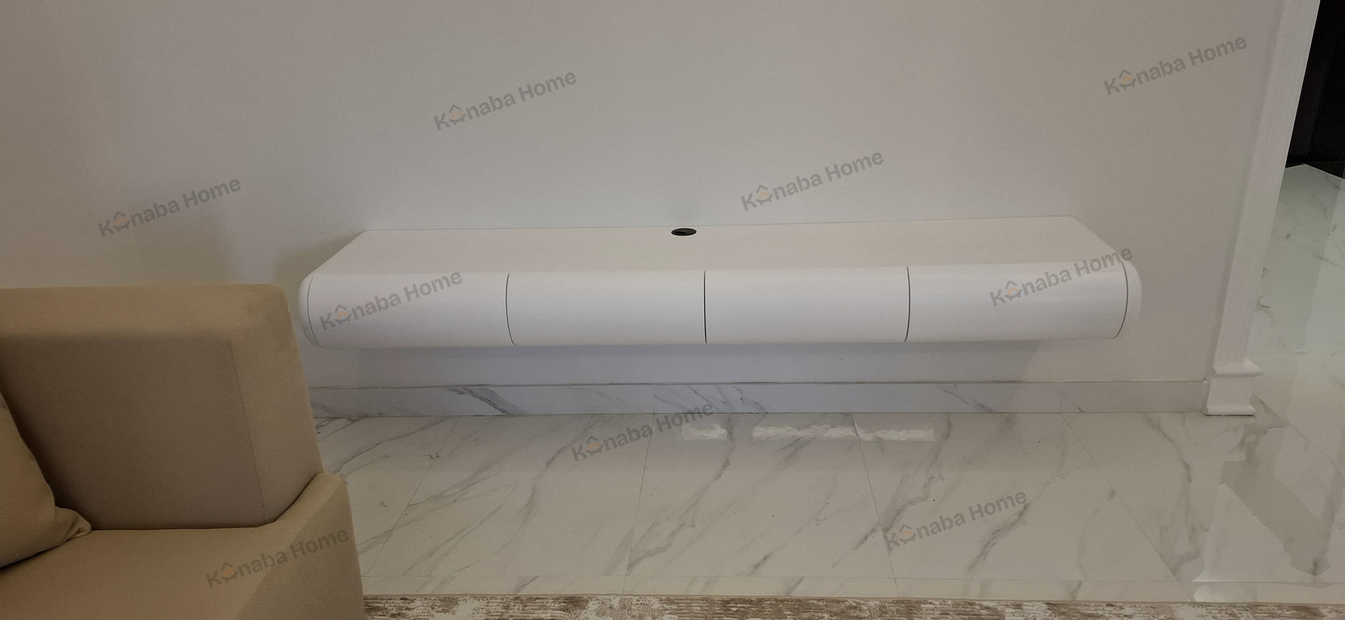 Loria 2 Drawers 2 Doors Wall Mount TV Unit