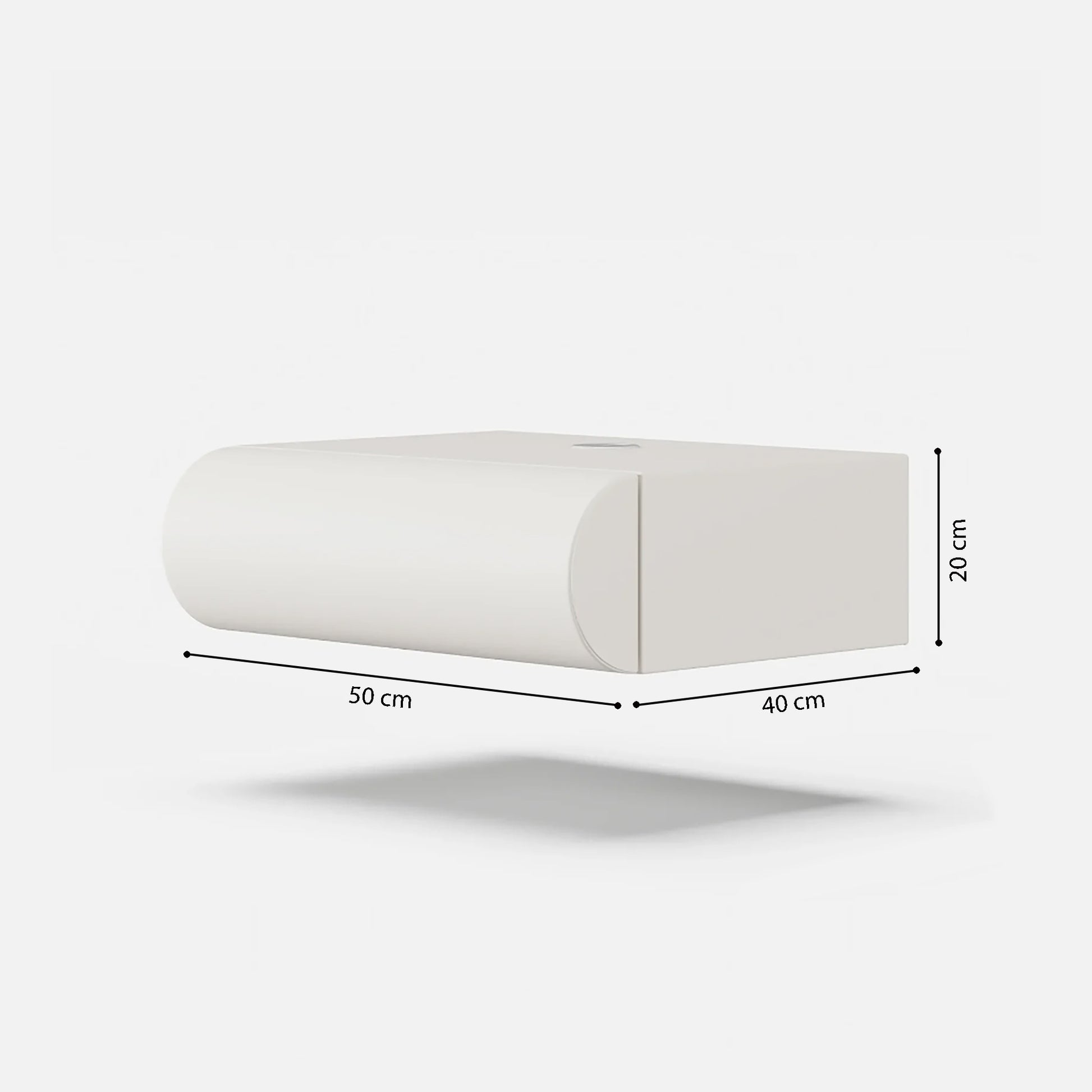 Loria Wall-Mounted Drawer Nightstand