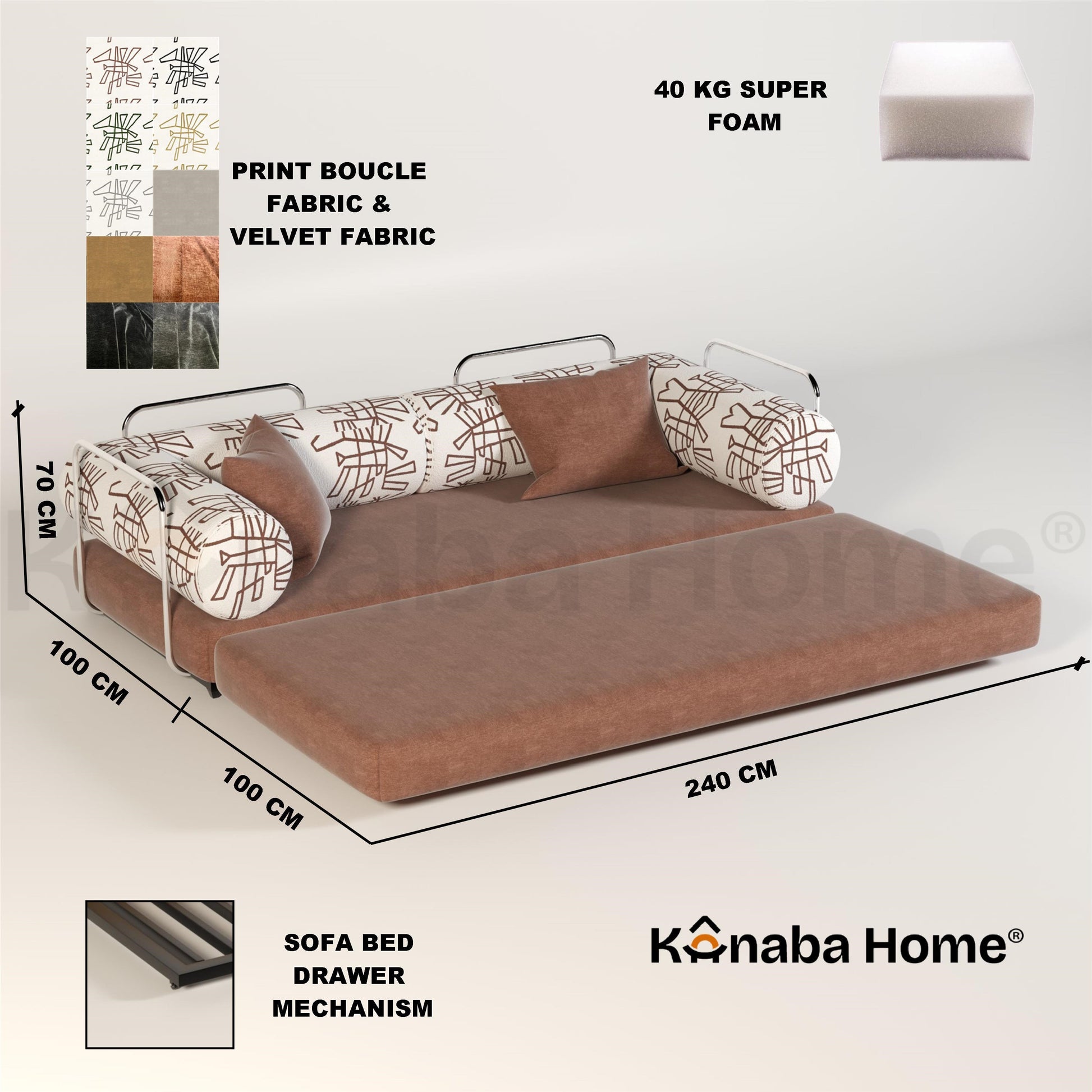 Madrid Oriva Sofa Bed