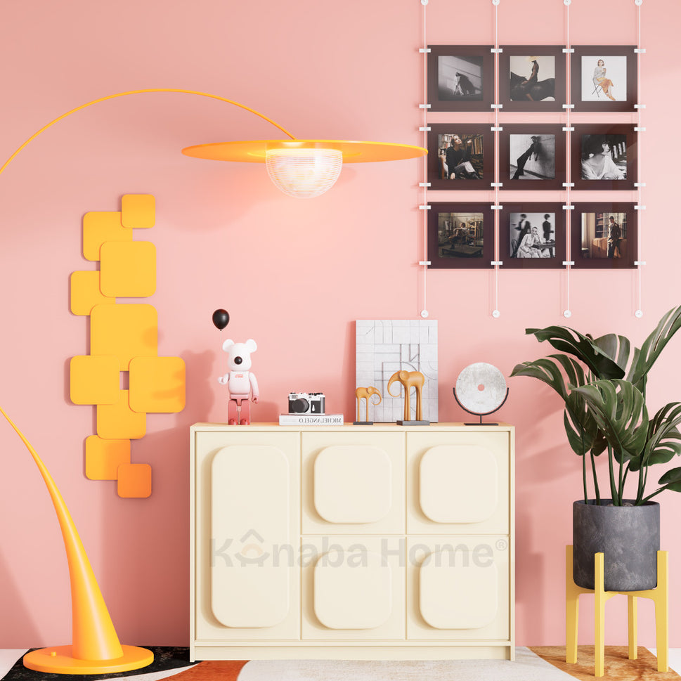 Mova SideboardSmall: W 100 × D 40 × H 75 cm / Creamy Off-White