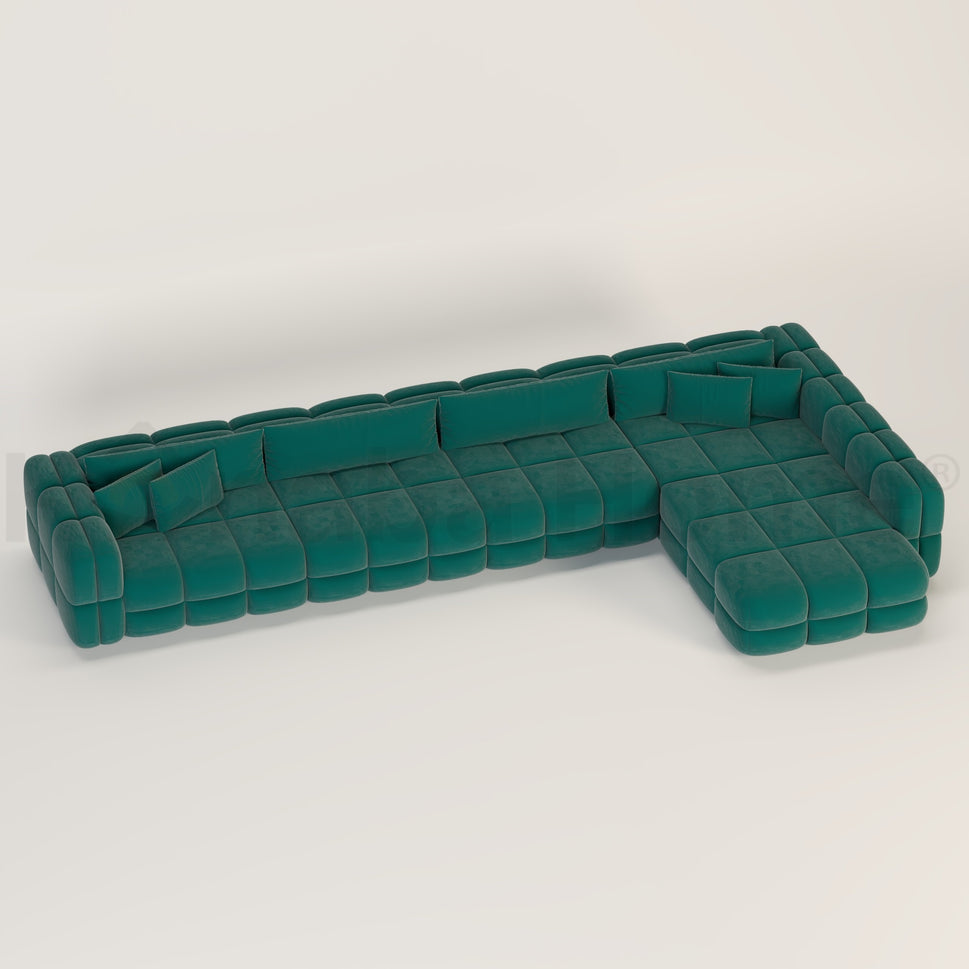 Nestline L Shape sofaCYAN ANC (1008-62) / Facing Right L Shape