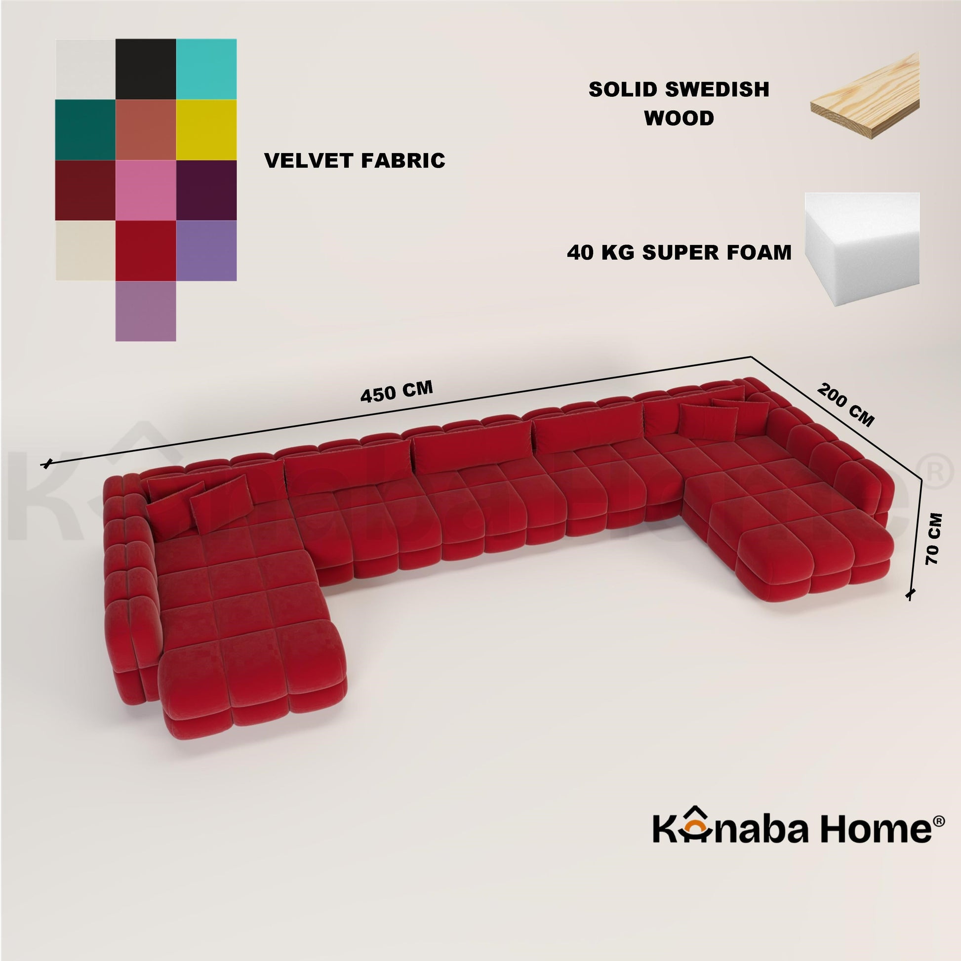 Nestline U Shape sofa