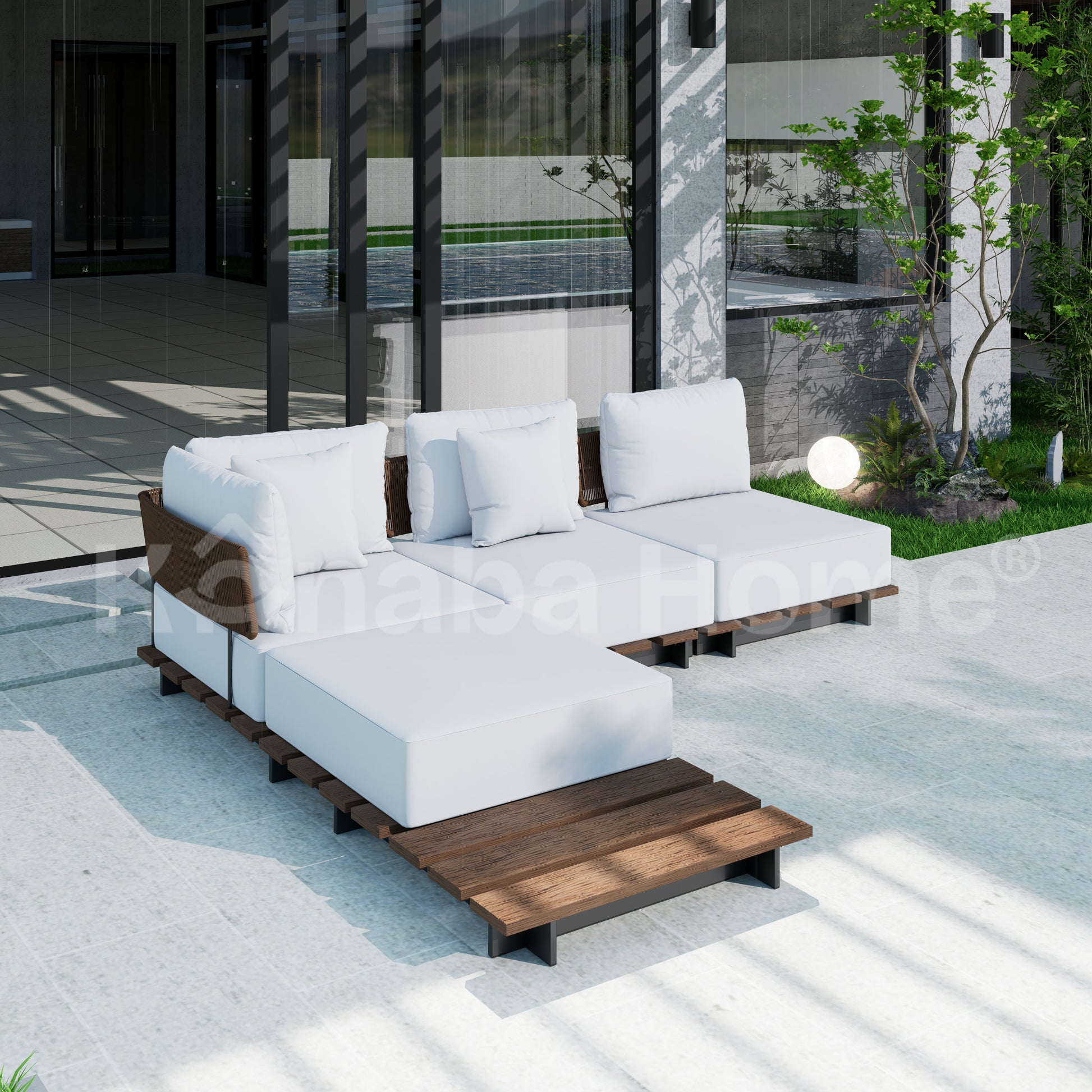 Nivo Outdoor L Shape Sofa