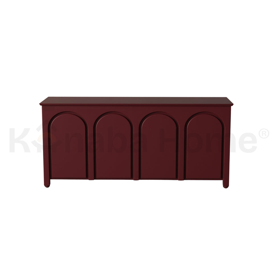 Nolita Dresser TableMAROON RAL 3005