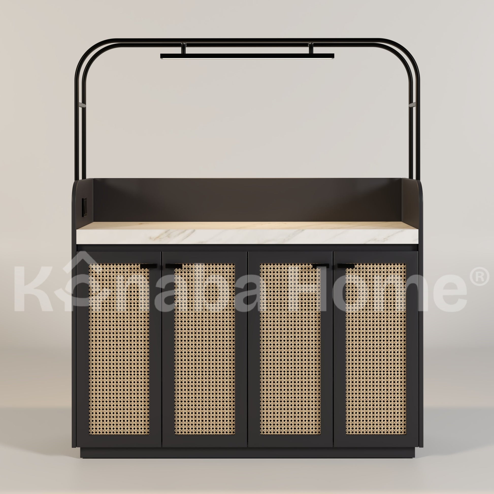 ORBIX Coffee Bar and Storage Serving Table