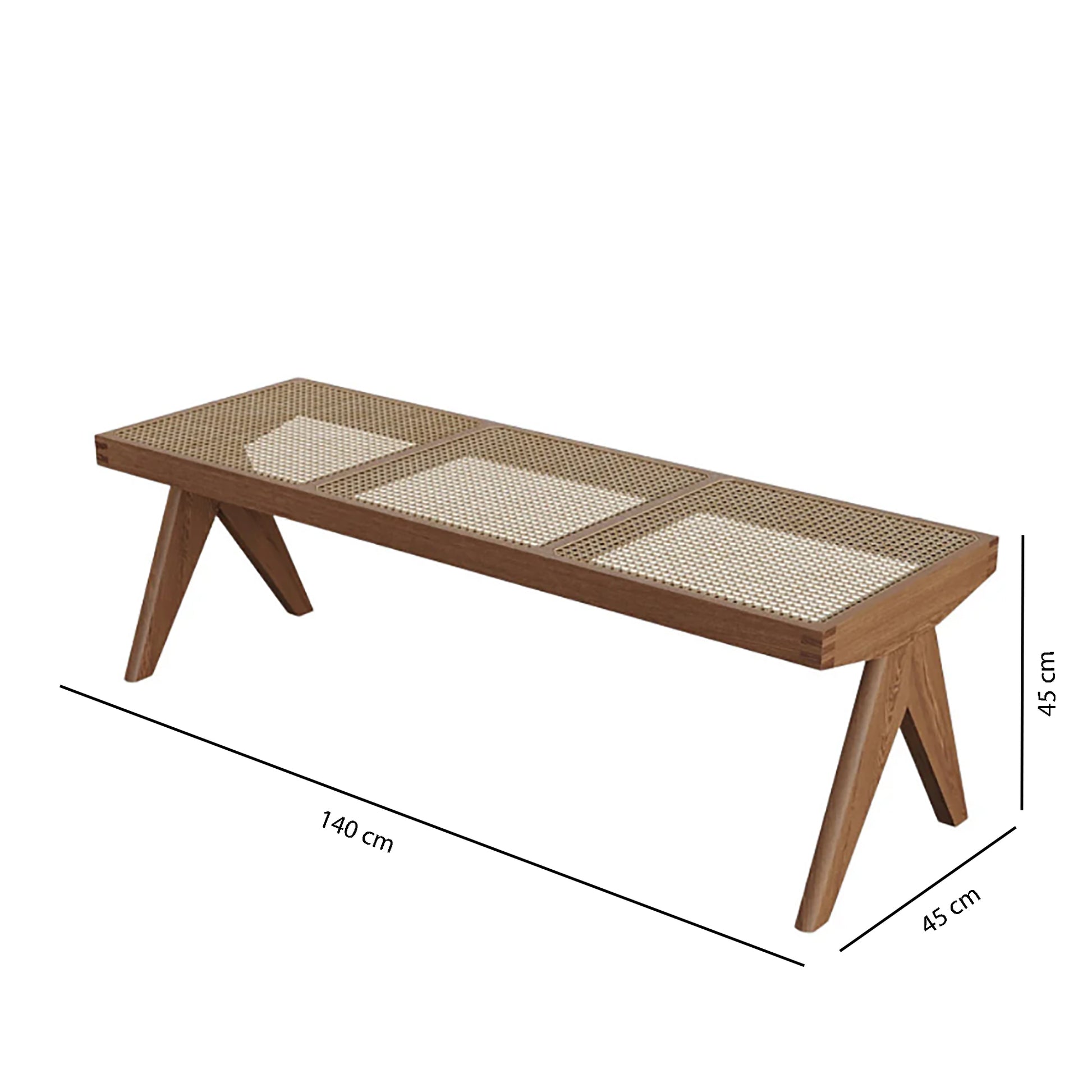 Olia Rattan Bench