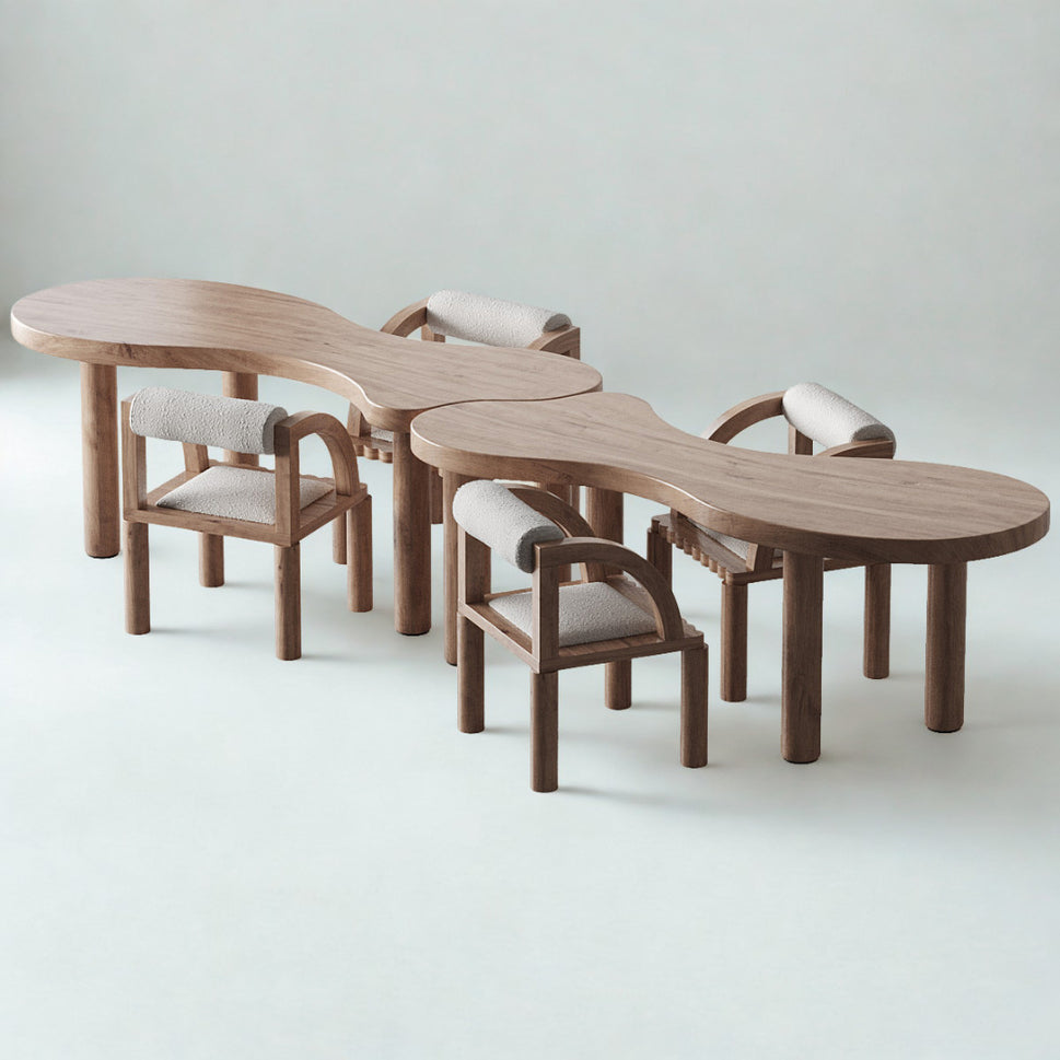 Olyn Kids Study Table SetFull Set (2 Tables + 4 Chairs)