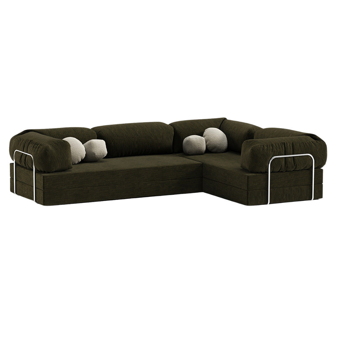 Oriva L-Shaped Sofa Bed