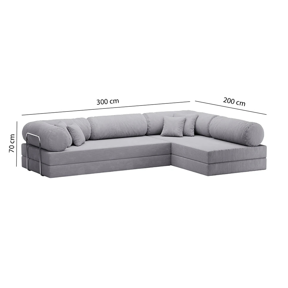 Oriva L Shape Sofa Bed