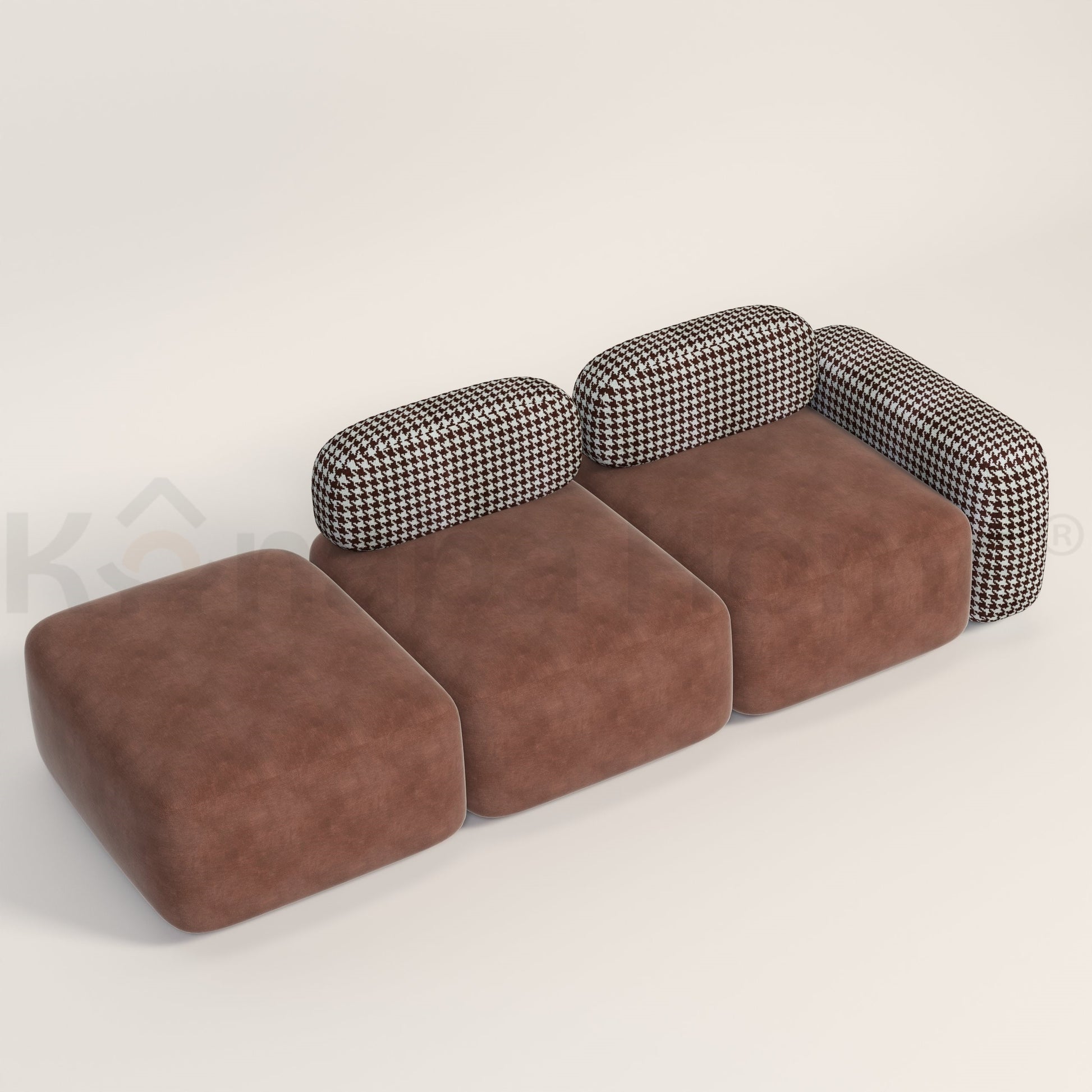 Pebble Modular Shape Sofa