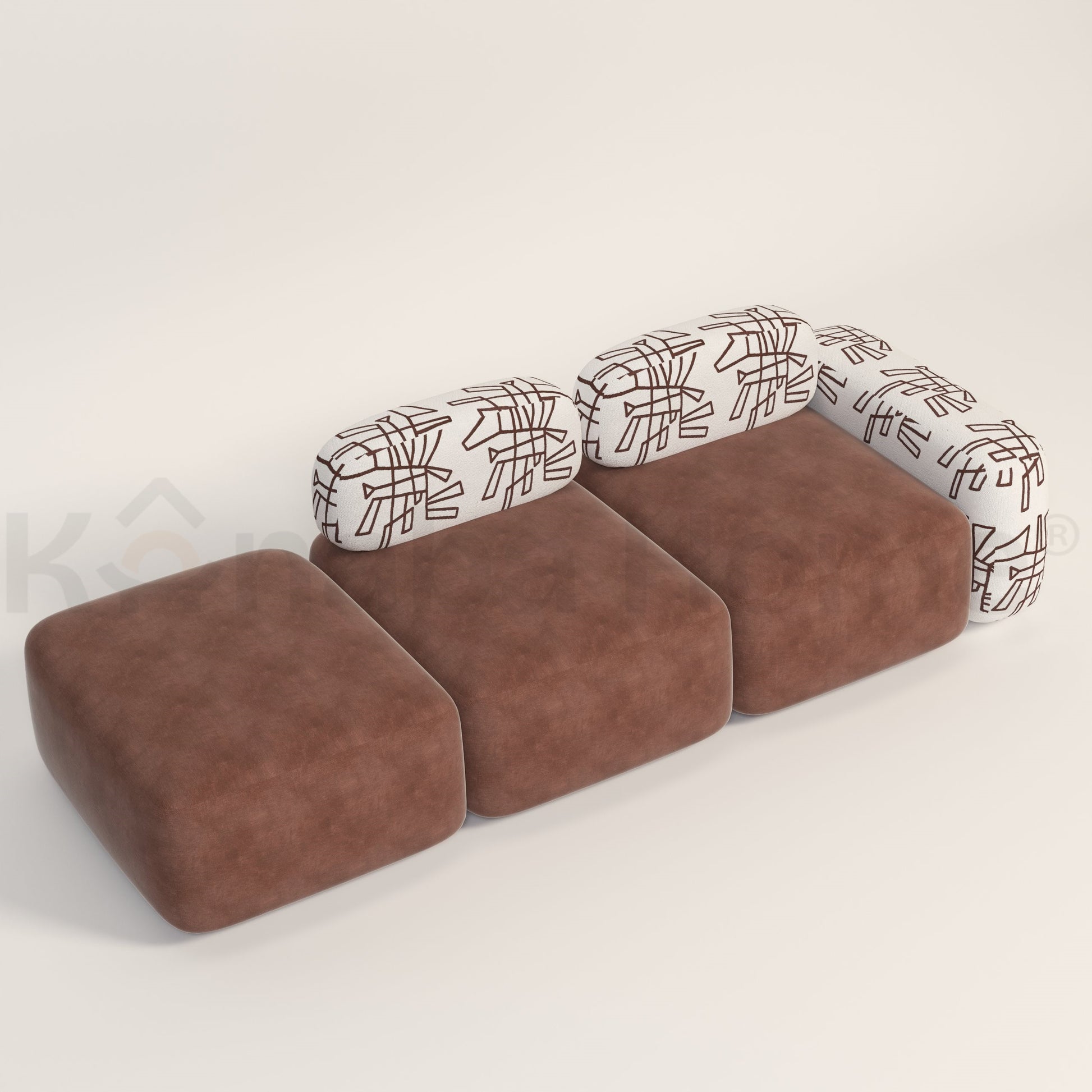 Pebble Modular Shape Sofa