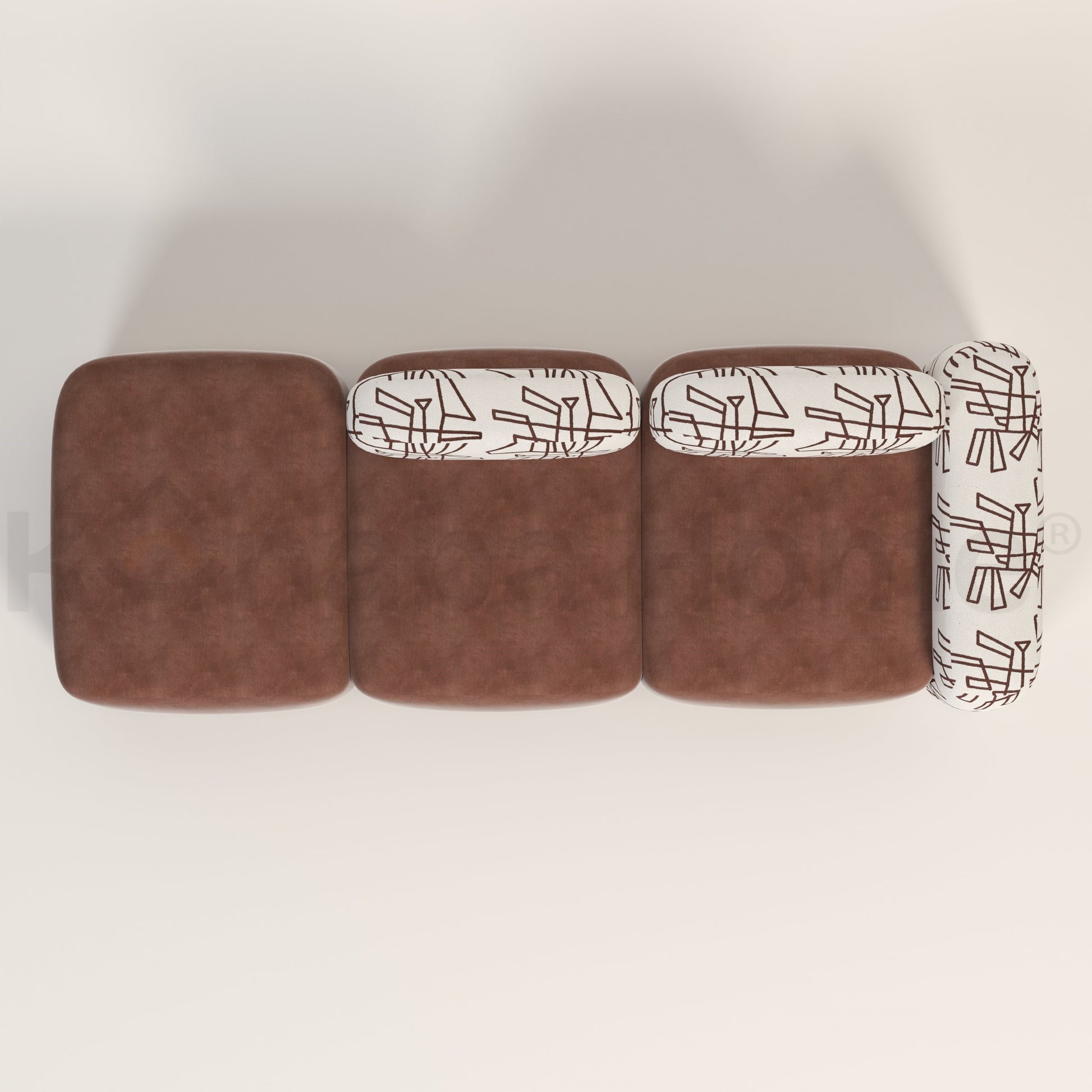 Pebble Modular Shape Sofa