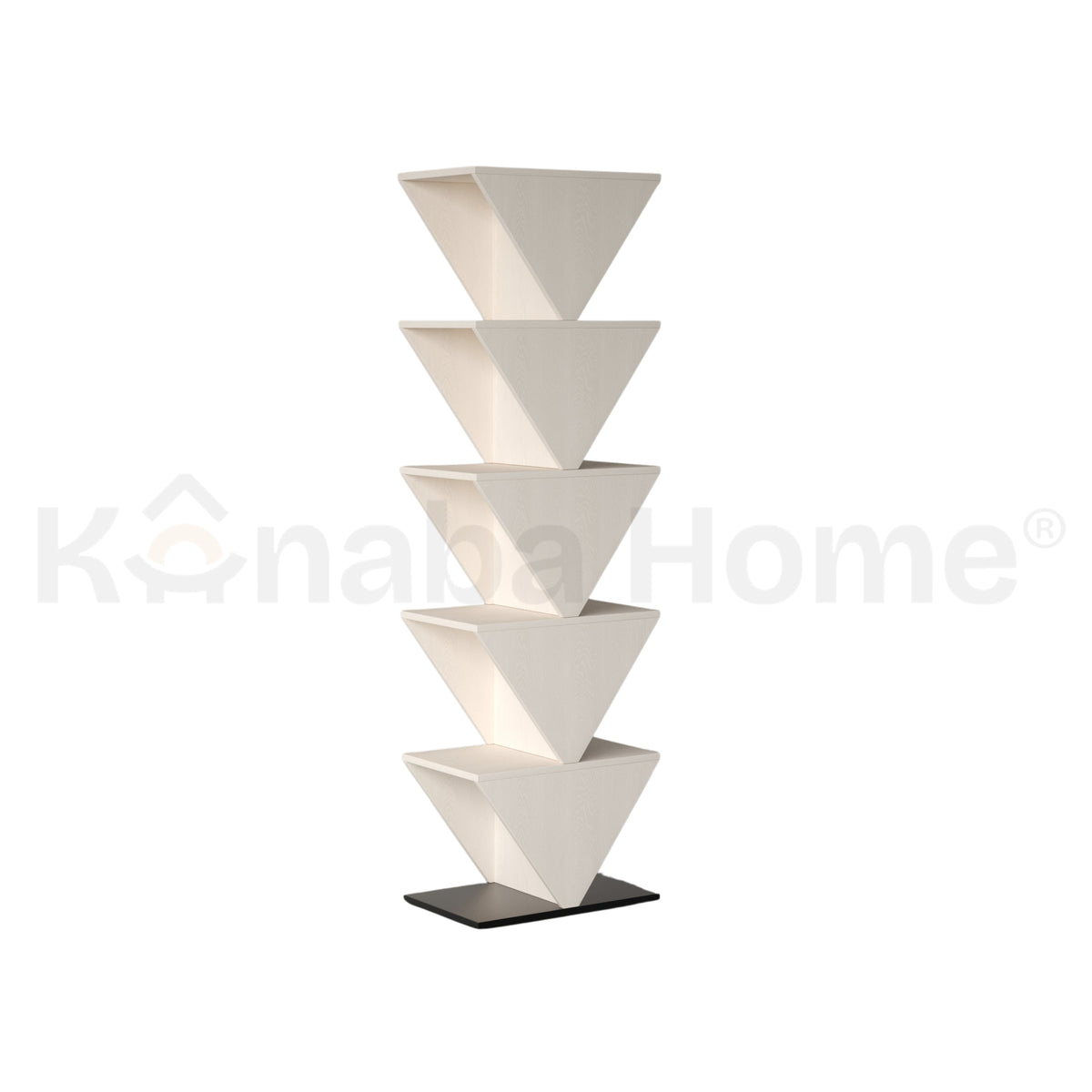 Pinnacle Stack Console (Wooden Oak Veneer Finish)
