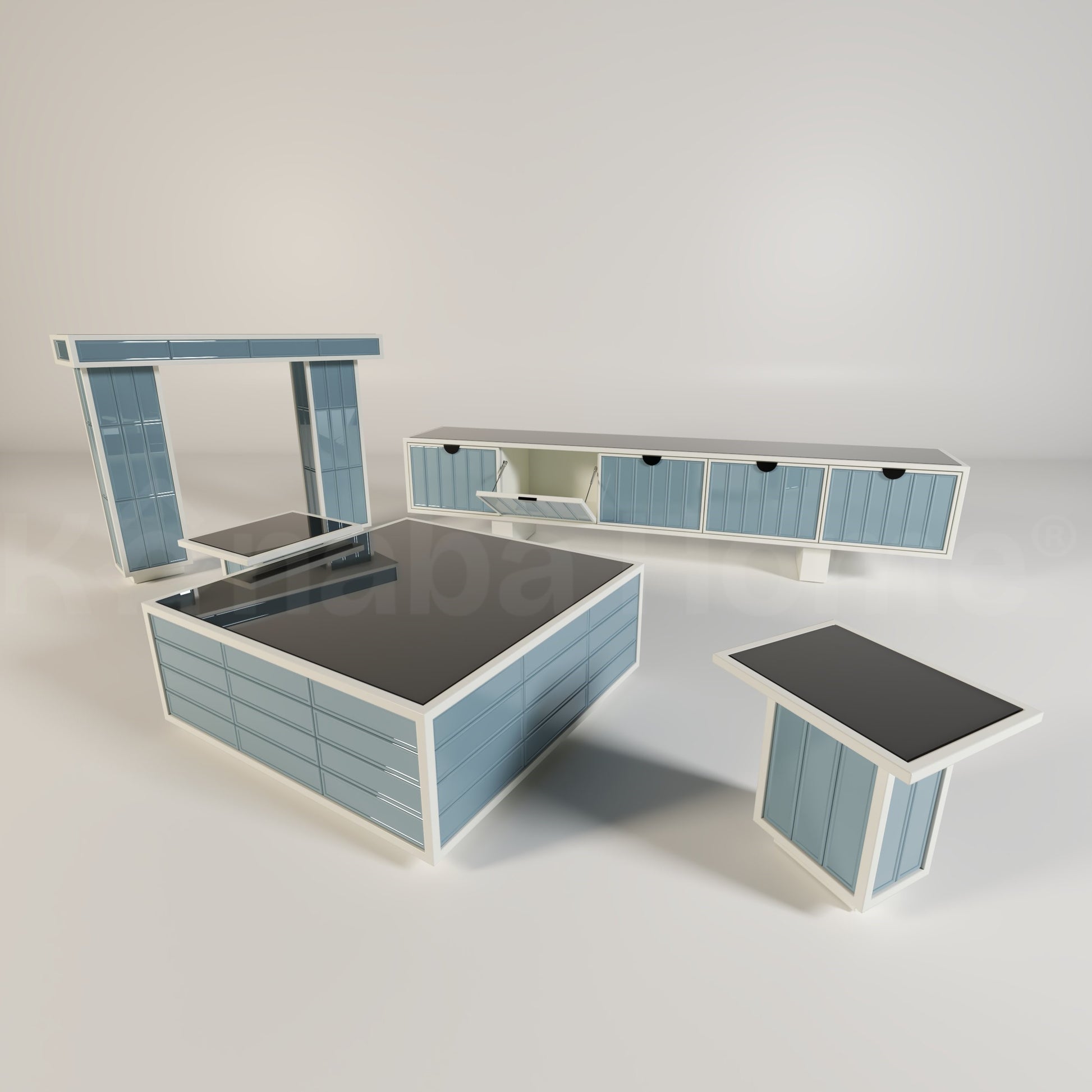 Rubik's Metro Tile Living Room Tables Set