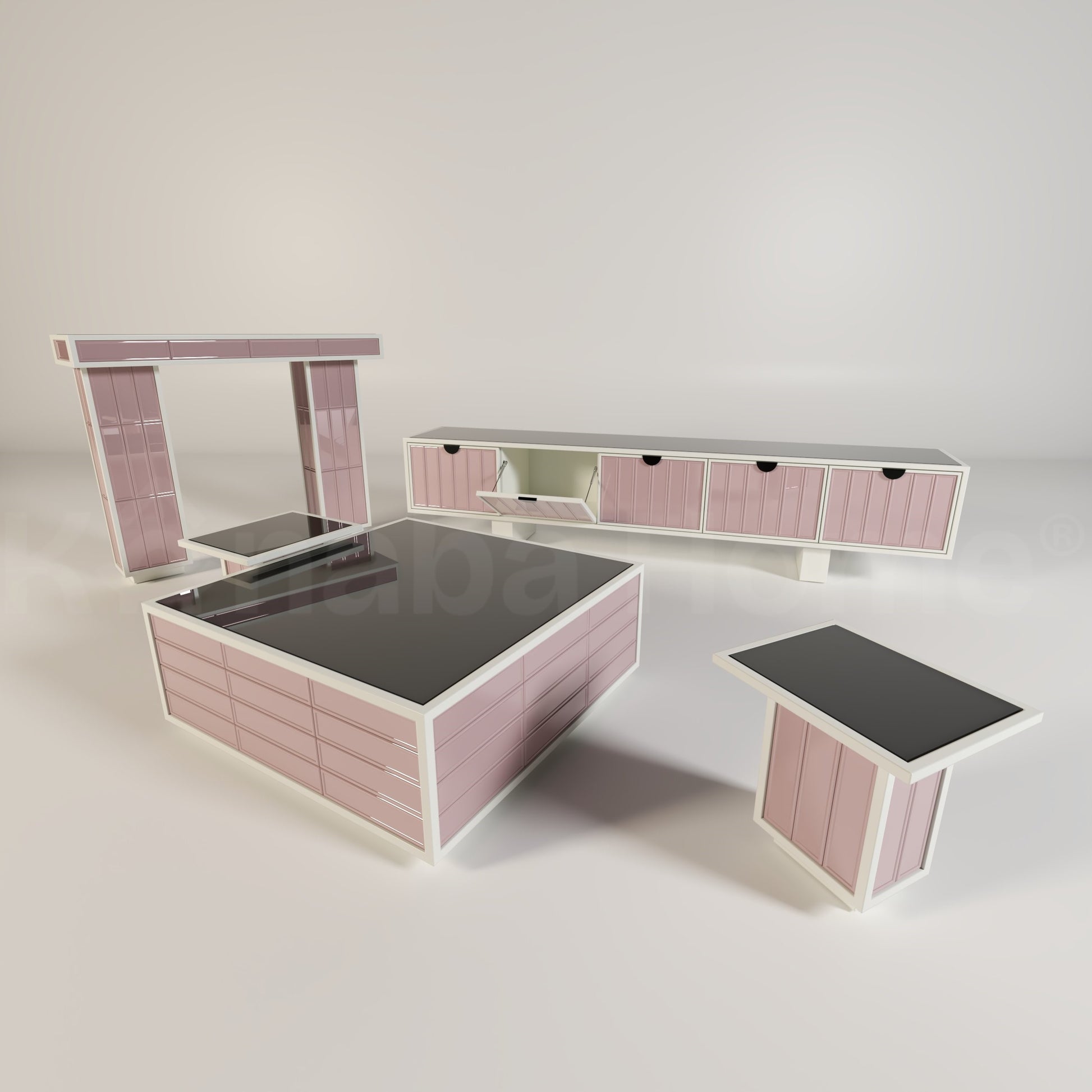 Rubik's Metro Tile Living Room Tables Set