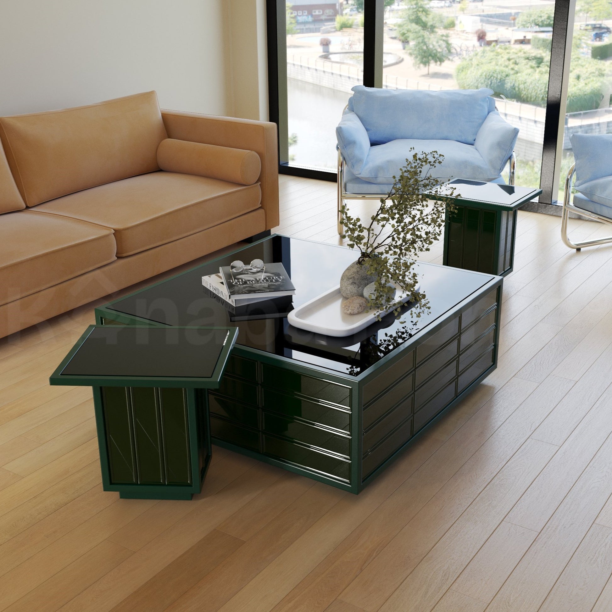 Rubik's Metro Tile Living Room Tables Set