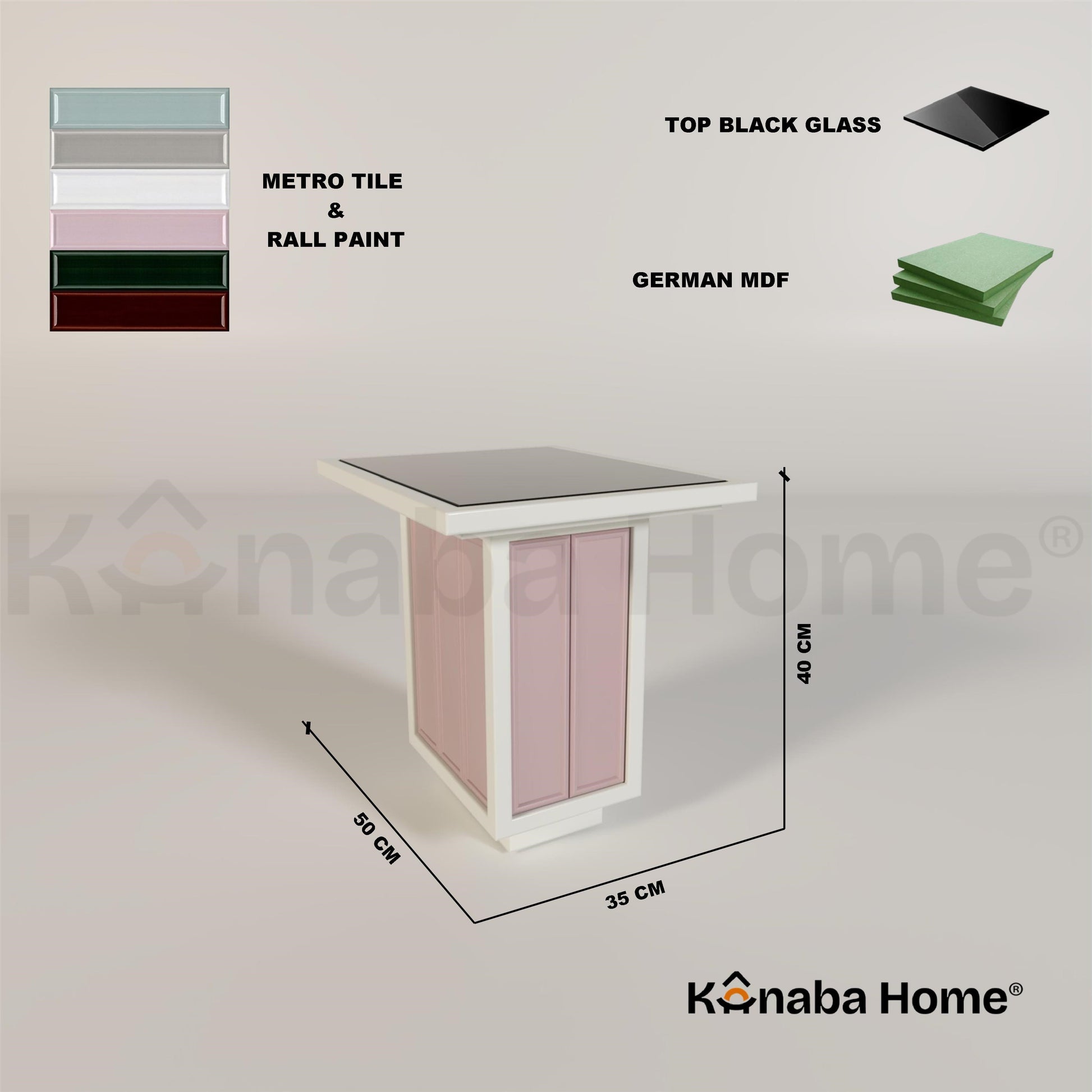 Rubik's Metro Tile Living Room Tables Set
