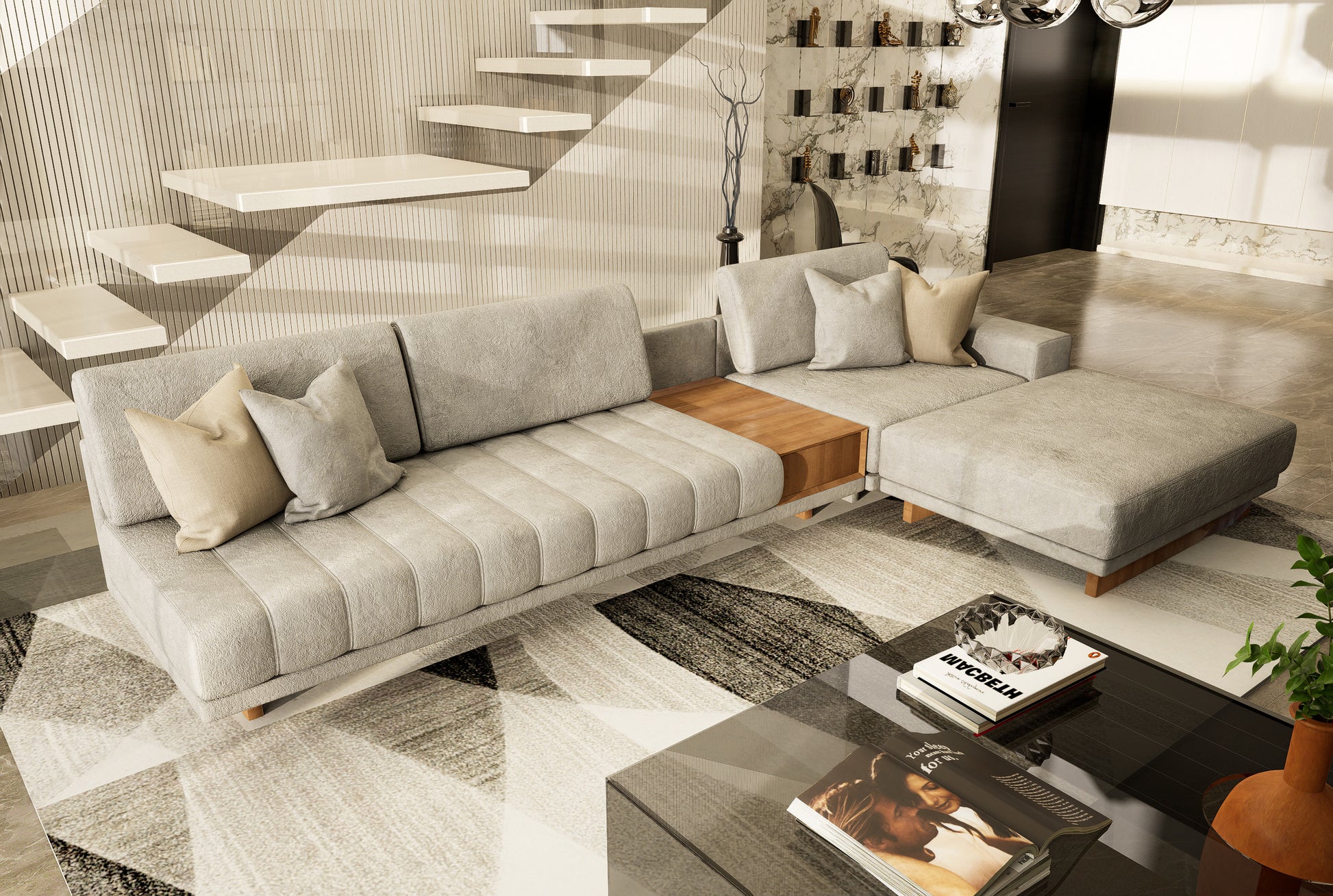 Sena L Shape Sofa