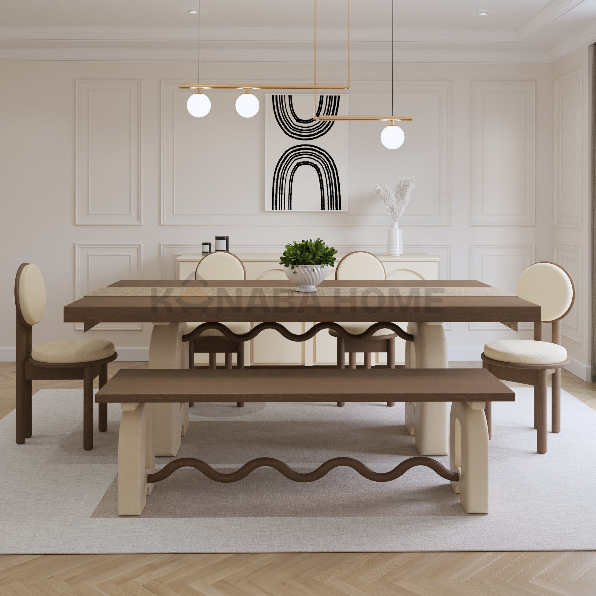 Terra Arch Dining Bench