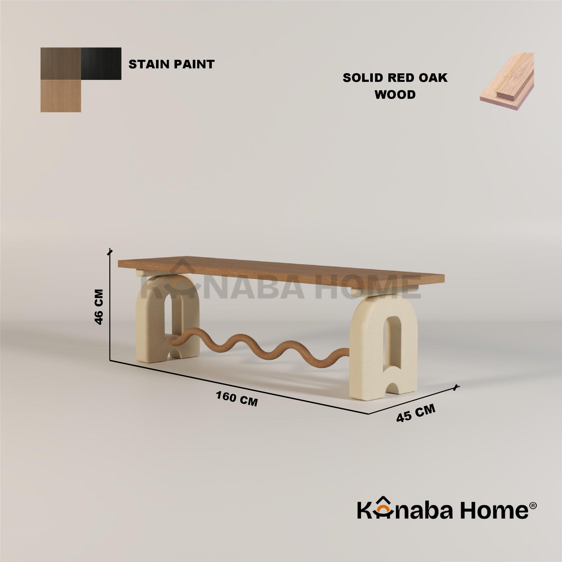 Terra Arch Dining Bench