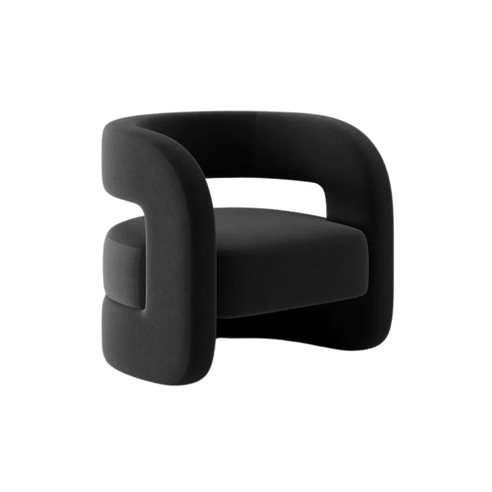 Tura ArmchairBlack | Velvet
