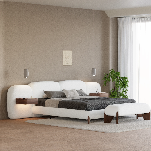 Vea Boucle Bed