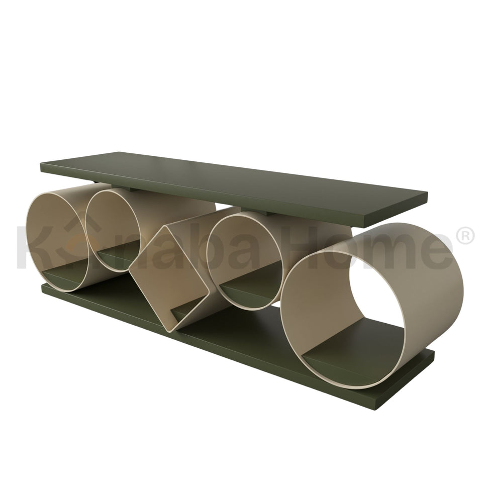 Vega ConsoleGREEN & BEIGE. RAL (1015) & (6003)