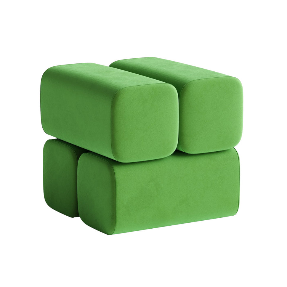 Yuni PoufGreen | Velvet