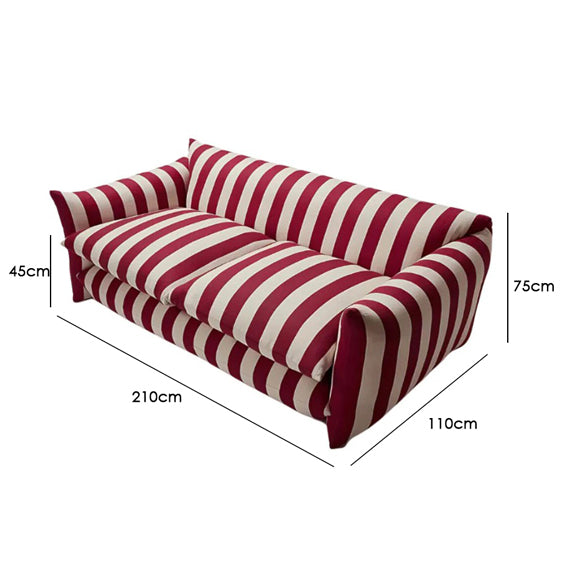 Zebra Pillow 2 Seater Sofa