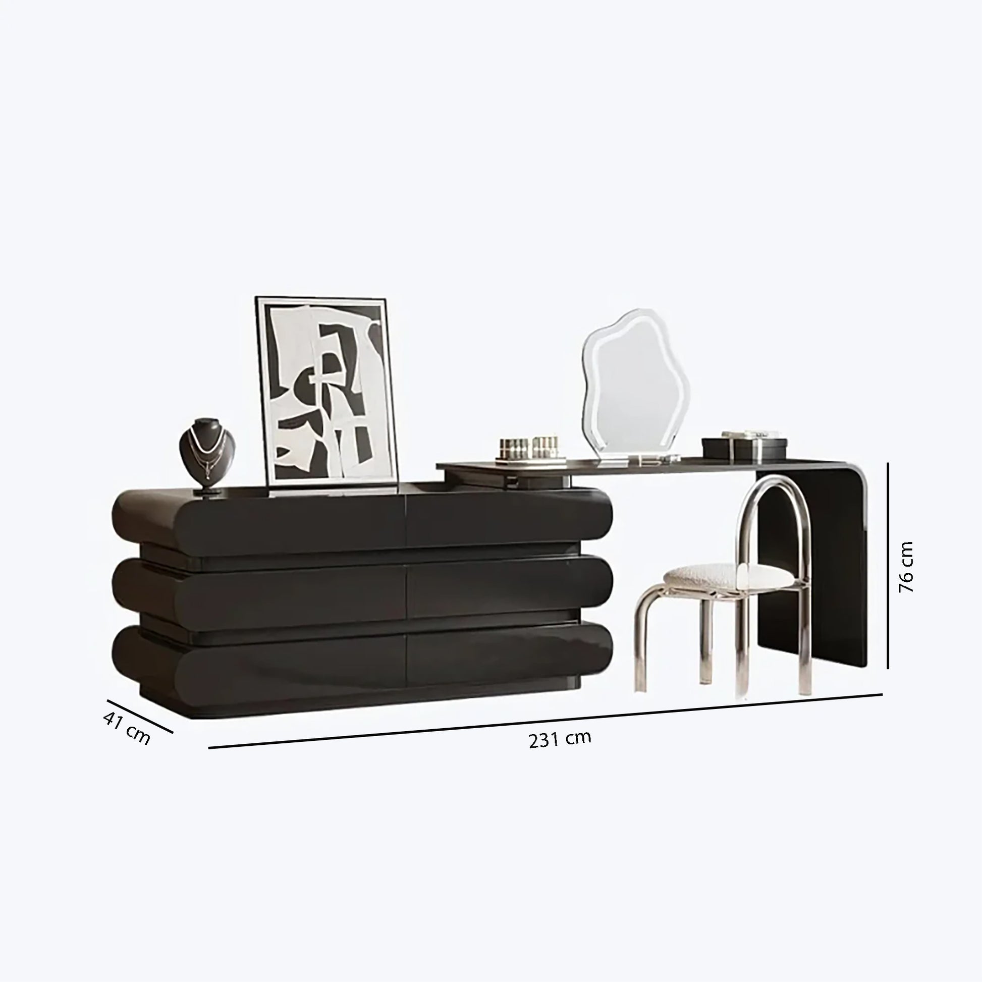 Jet Makeup Vanity