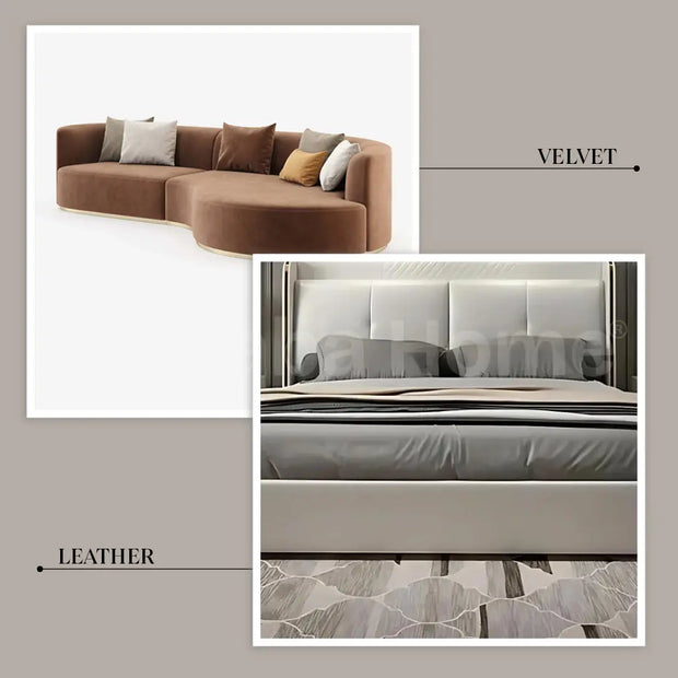 Velvet vs Leather: The Best Fabric for UAE Homes
