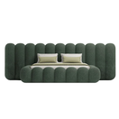 Arne BedQueen Size: Mattress 160 x 200 cm / Green | Linen (IDT DENIM-21 G)