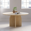 Clara Dining TableDia 150 x H 75 cm / Natural (Danube 25 Hard Maple)