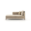 Nova Chaise LoungeBeige / Faux Leather