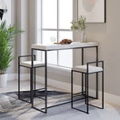 Arcadia Bar StoolWhite & Black