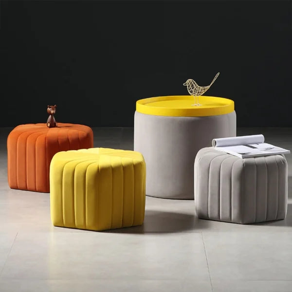 Mist Pouf Ottoman - Kanaba Home #