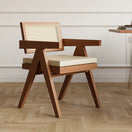 Felix Dining ChairDark Walnut | Seat With Upholstery