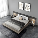 Aiken Japanese BedSingle Bed | Mattress size: 120x200 cm | Overall L 225 x W 250 x H 120 cm | Head Board: W 250 x H 120 x D 5 cm